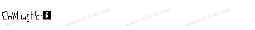 CWM Light字体转换